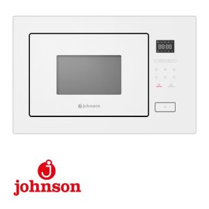 MICROONDAS ENCASTRE JOHNSON 28L GRILL DIGITAL CRISTAL BLANCO Ref. JOMI28BINT