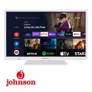 TV 24 JOHNSON BLANCA SMART ANDROID BLUETHOOT GOOGLECAST HD READY DVBT2/S2 HDMI