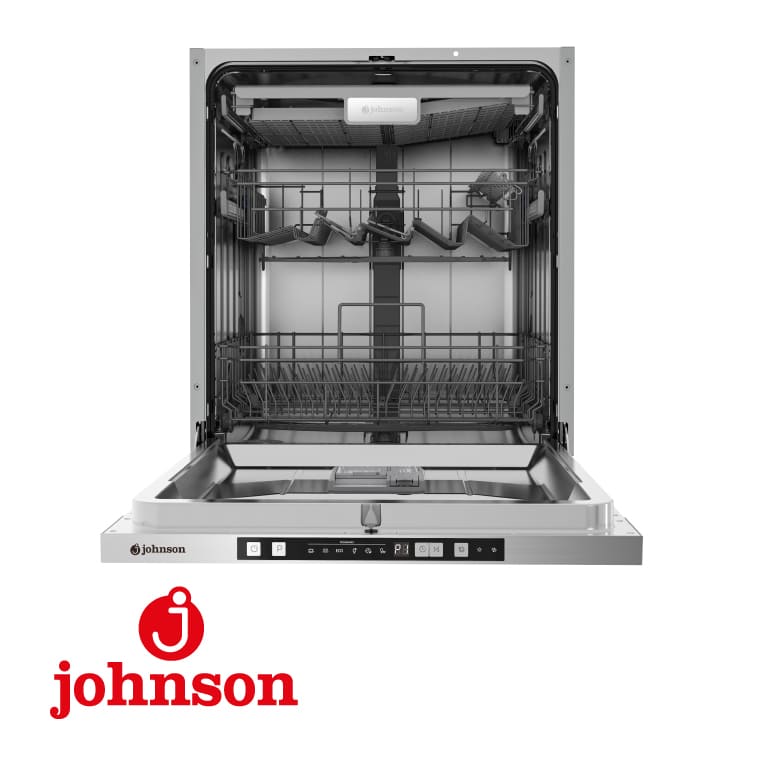 LAVAVAJILLAS JOHNSON INTEGRABLE 60CM 14 SERV. 6 PROG. CLASE E BLANCO Ref. JWAS14EINT
