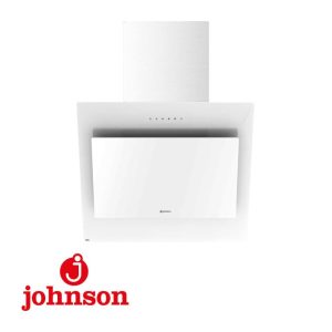 CAMPANA DECORATIVA JOHNSON 60CM 800M3/H CRISTAL BLANCA Ref. KON608B